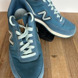 New Balance 501 Teal Sneakers
