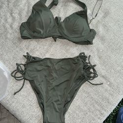 Green Bathing Suit
