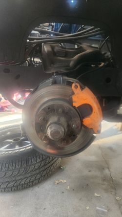 Front Disc Brake Setup