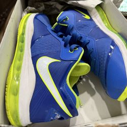 Nike Lebron 8 VIII Low V2 QS Sprite Treasure Blue 2021 Size 10.5