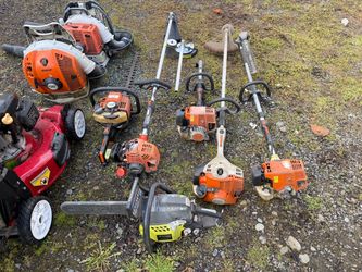 Stihl equipment lot.
