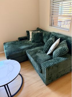 Green Sectional Couch