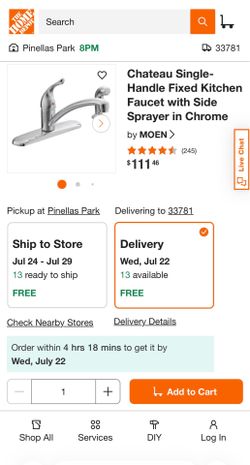 Kitchen Sink Faucet