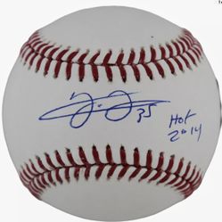 Fran Thomas Signed Baseball W/HOF Beckett COA 