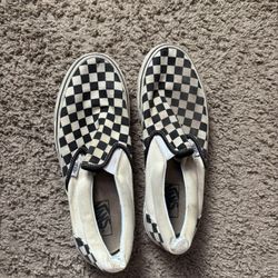 Black & White Checkers Vans