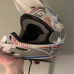 Racing Helmet Bmx Or Motocross
