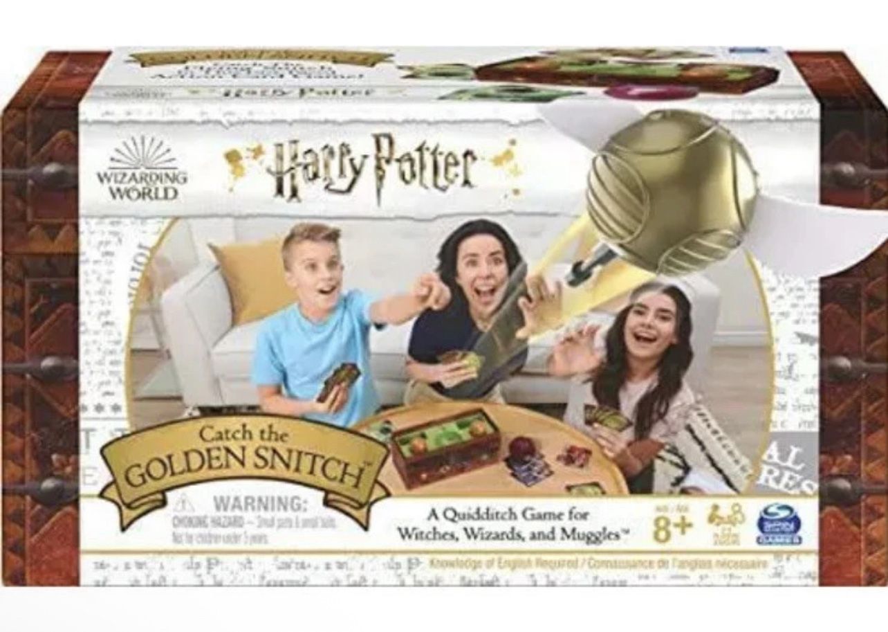 Harry Potter Catch The Golden Snitch, A Quidditch Board Game Brand New