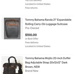 https://offerup.com/redirect/?o=Um8uTXk= Bahama Luggage Bag 🛍️