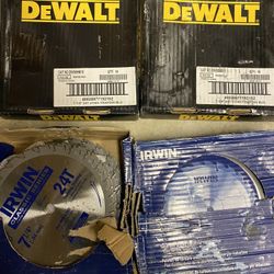 Dewalt And Irwin Saw Blades 