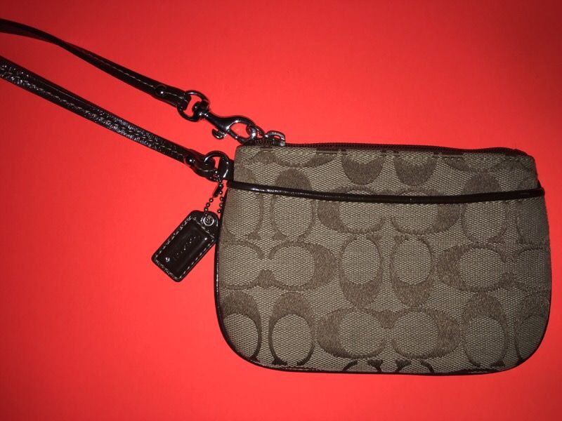 Coach wristlet