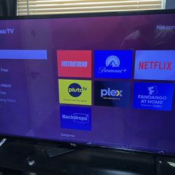 50 Inch TCL With Remote