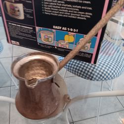 Vintage Copper Coffee Pot
