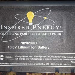 Inspired Energy Ni 2020 HD Lithium-ion Battery 10.8v 