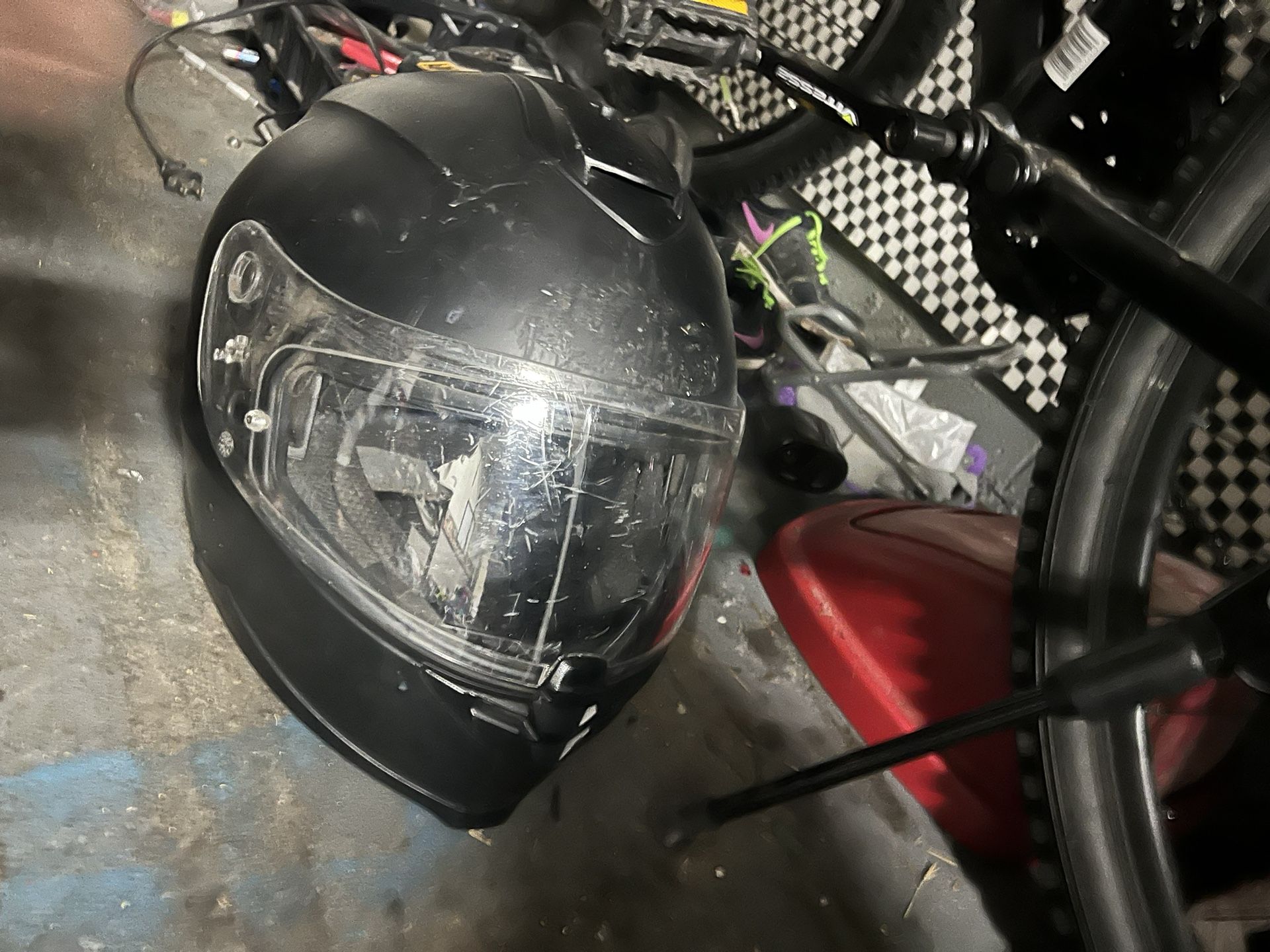 Motorcycle Helmet With Face Shield