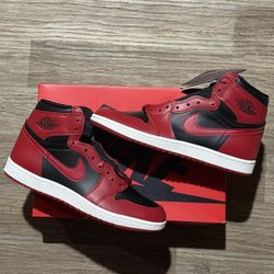 Brand New! Air Jordan 1 85 Varsity Red Reverse Bred