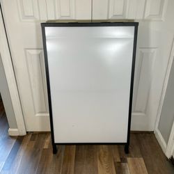 Black A-Frame Sidewalk Poster Sign – Like New