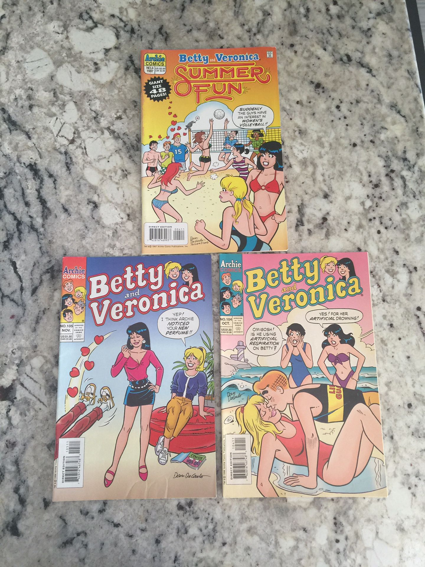 Free Betty & Veronica Archie Comic Books