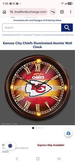 KC Chiefs Clock