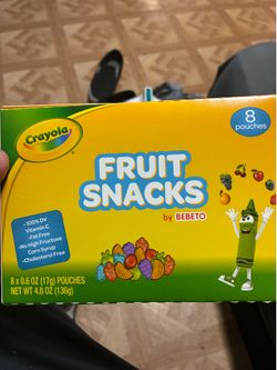 Crayola fruit snack sealed box 20$$$