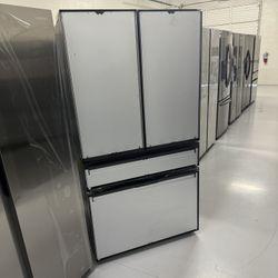 New Bespoke 4 Door Fridge Panel Ready Double Drawer 1 Year Warranty 
