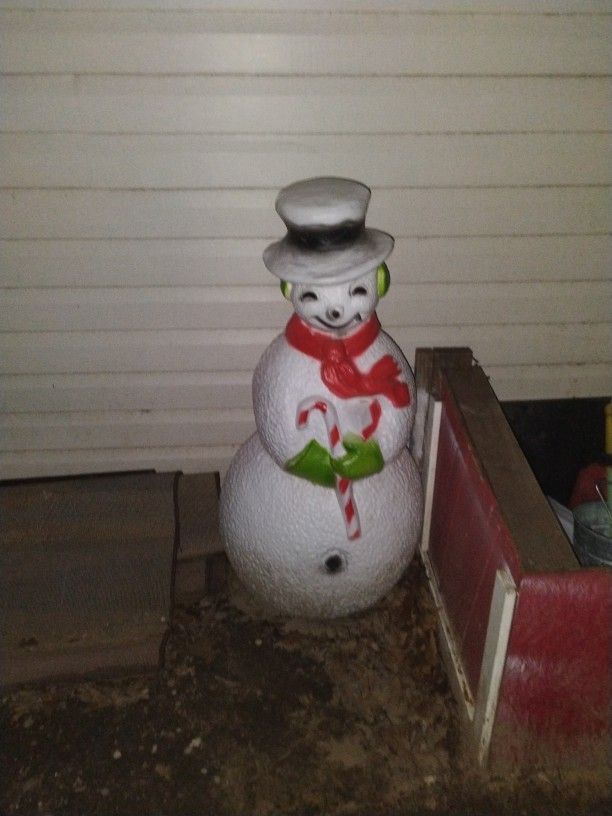 Snowman Blow Mold