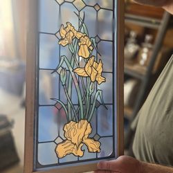Stained glass flowers