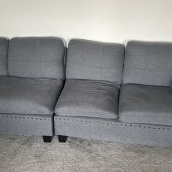 Gray Wayfair Couch 
