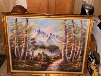 Antique grand painting