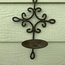 6 Iron Candle Holders 