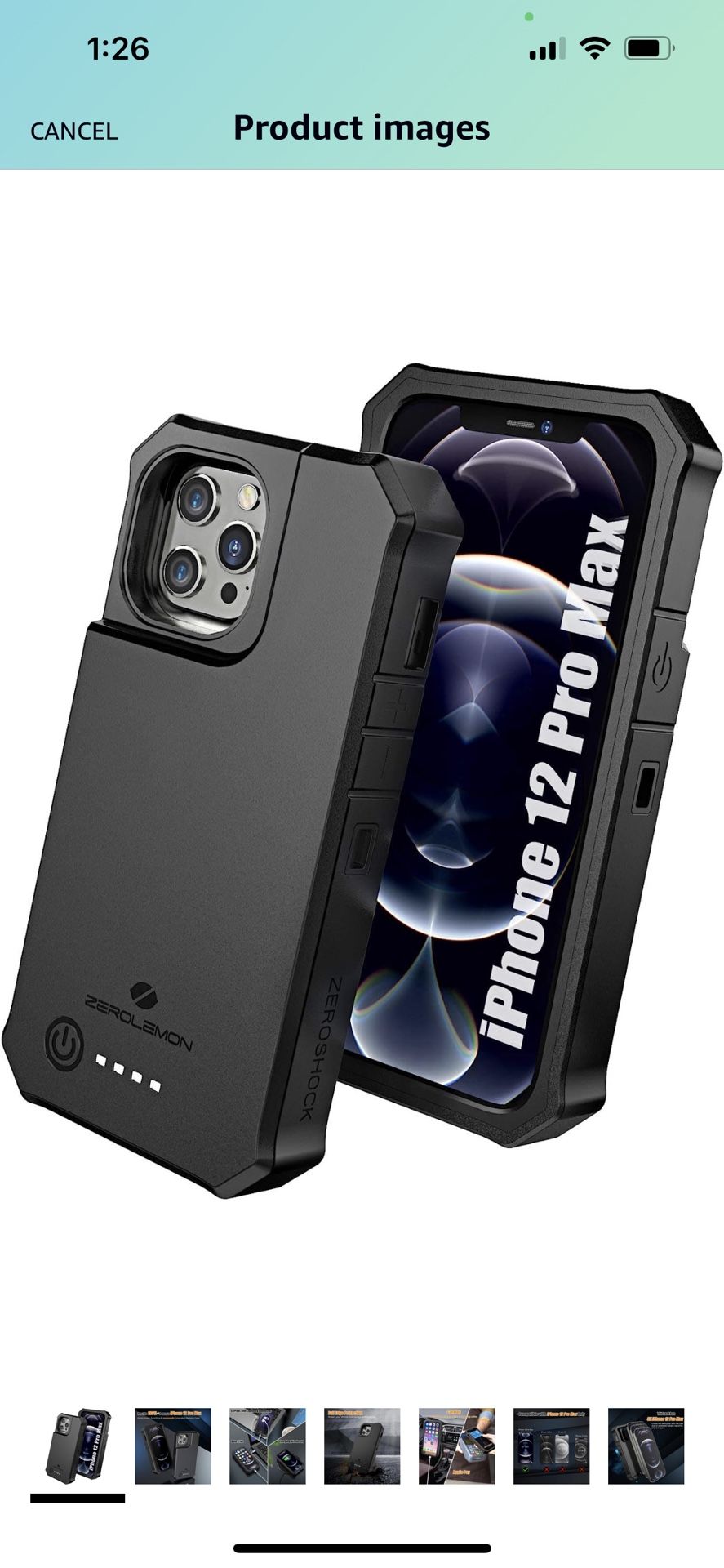 Battery Case For iPhone 12 Pro Max
