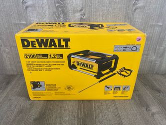 Dewalt 2100 Max PSI Jobsite Electric Cold Water Pressure Washer