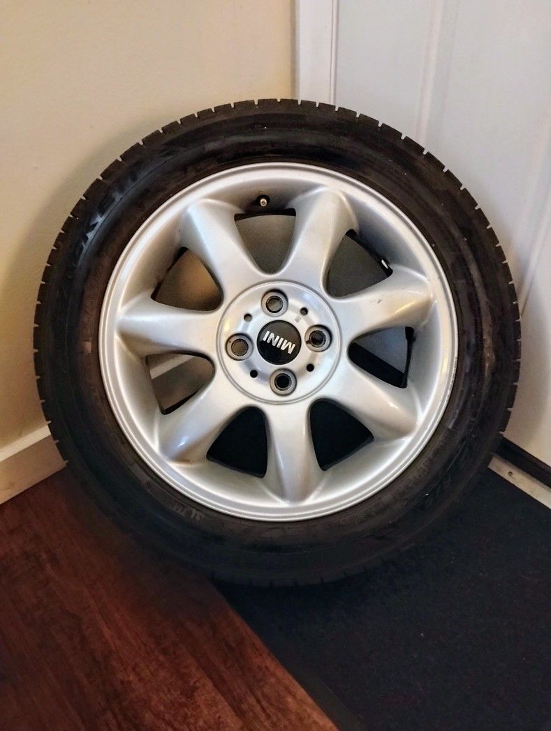 Single Mini Wheel and Tire- Like New