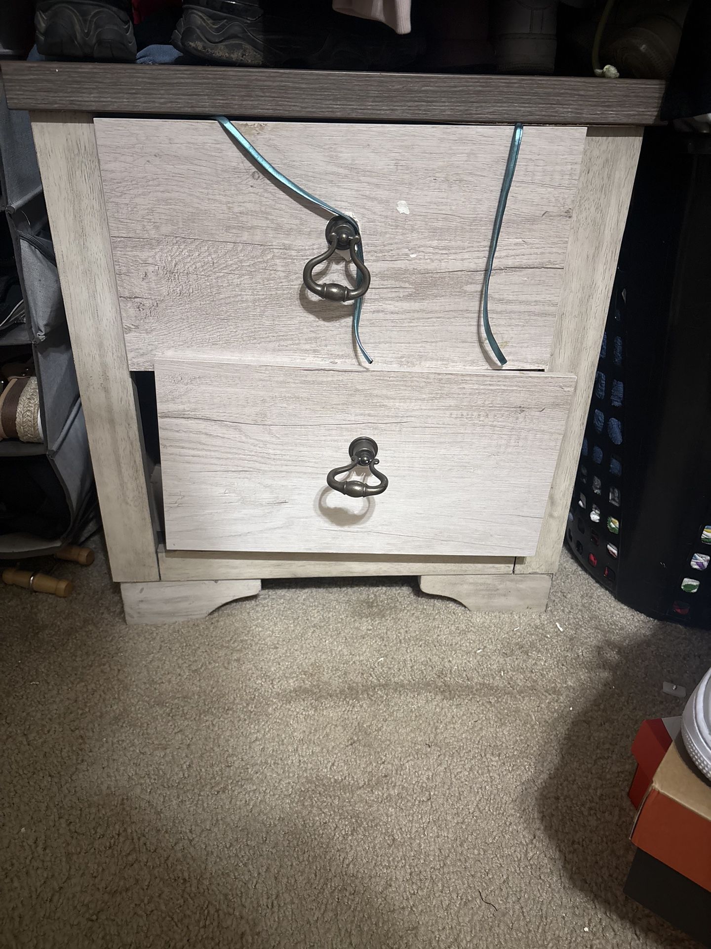 Queen Bed Frame , Night Stand And Dresser 