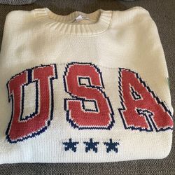 USA Crop Sweater Adult size M.. new