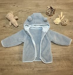 Cozy infant jacket Fall/Winter 6-12 months - Blue