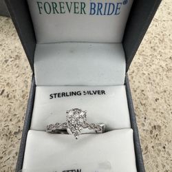 Silver Diamond Ring