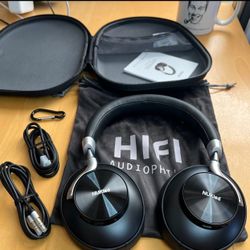 NEW Bluetooth Headphones Over Ear 50H Playtime Wireless Active Noise Cancellation BT