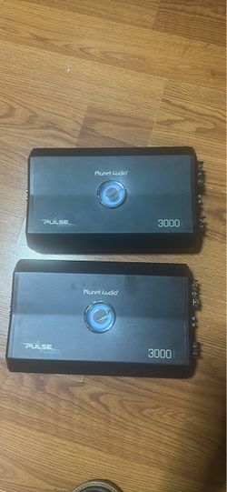 FOR PARTS Planet Audio Pulse PL3000.1D Black 3000W Class D Monoblock Amplifier