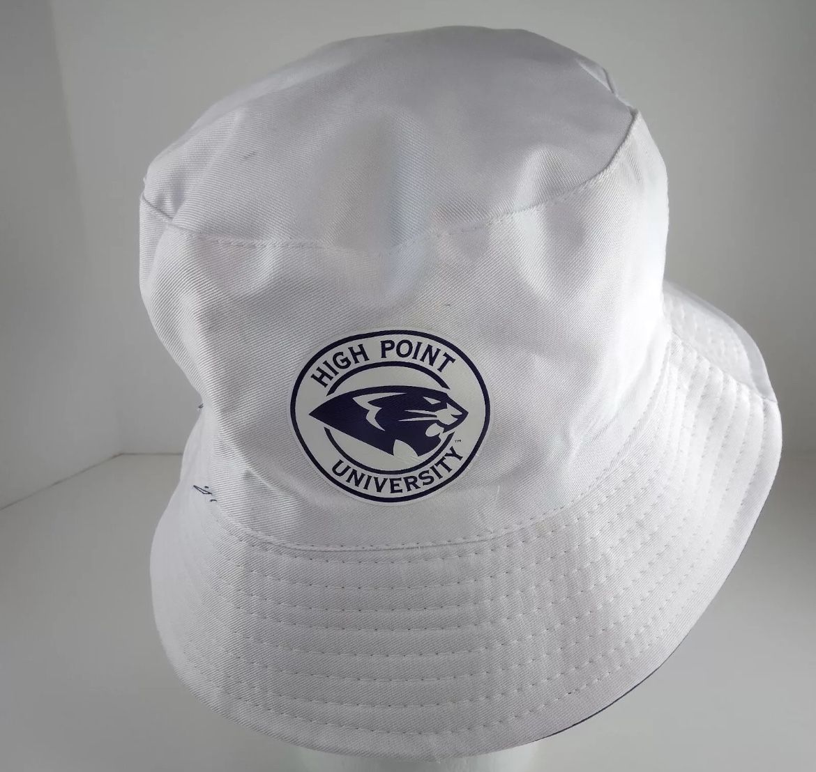 High Point University Panthers Bucket Hat Reversible Adult Purple White Cap