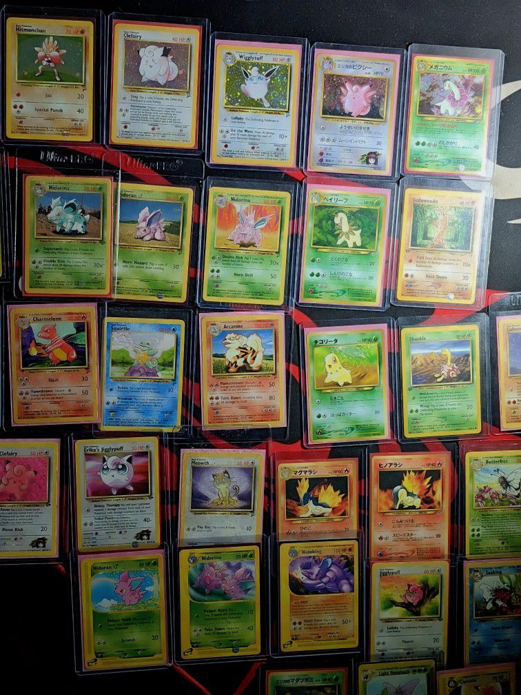 Vintage Pokemon card lot 