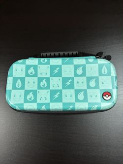 Turquoise Pokémon Themed Nintendo Switch Lite Carrying Case w/ Handle