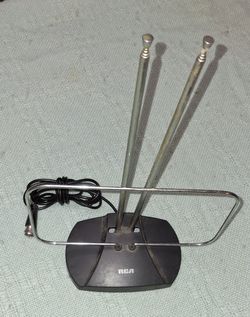 RCA Basic Indoor HDTV Antenna, ANT111E HD Coax 40 Mile Range 4K 8K 1080P (D)