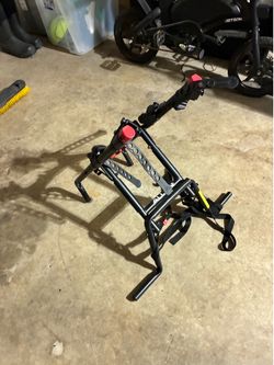 Wheel mount bike rack