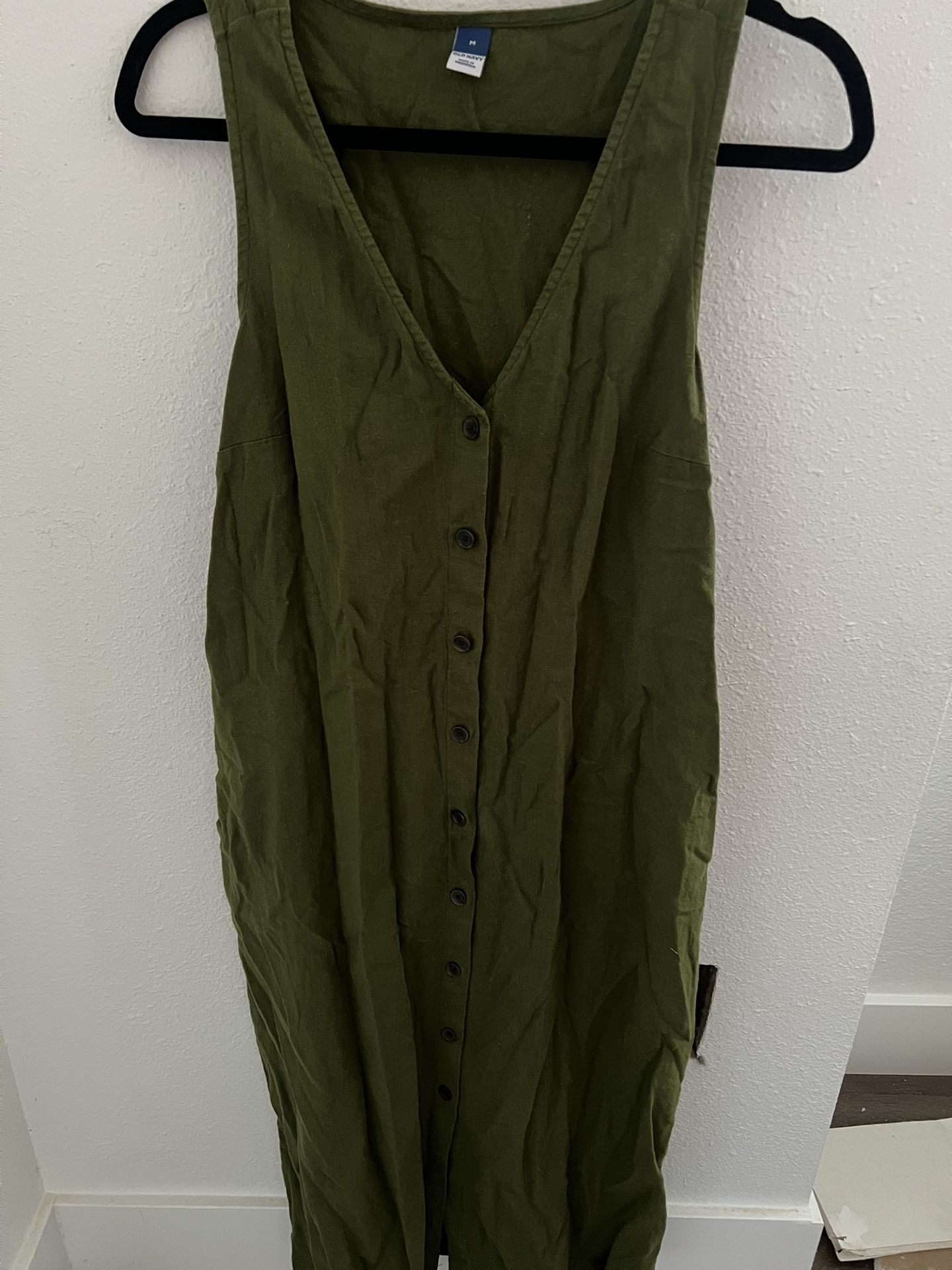 Long Olive Green Dress