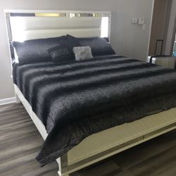 7 Pce White King Size Bedroom $1500/OBO
