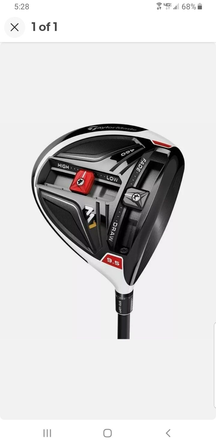 TaylorMade Golf Club M1 460 9.5* Driver Stiff  Graphite Very Good

