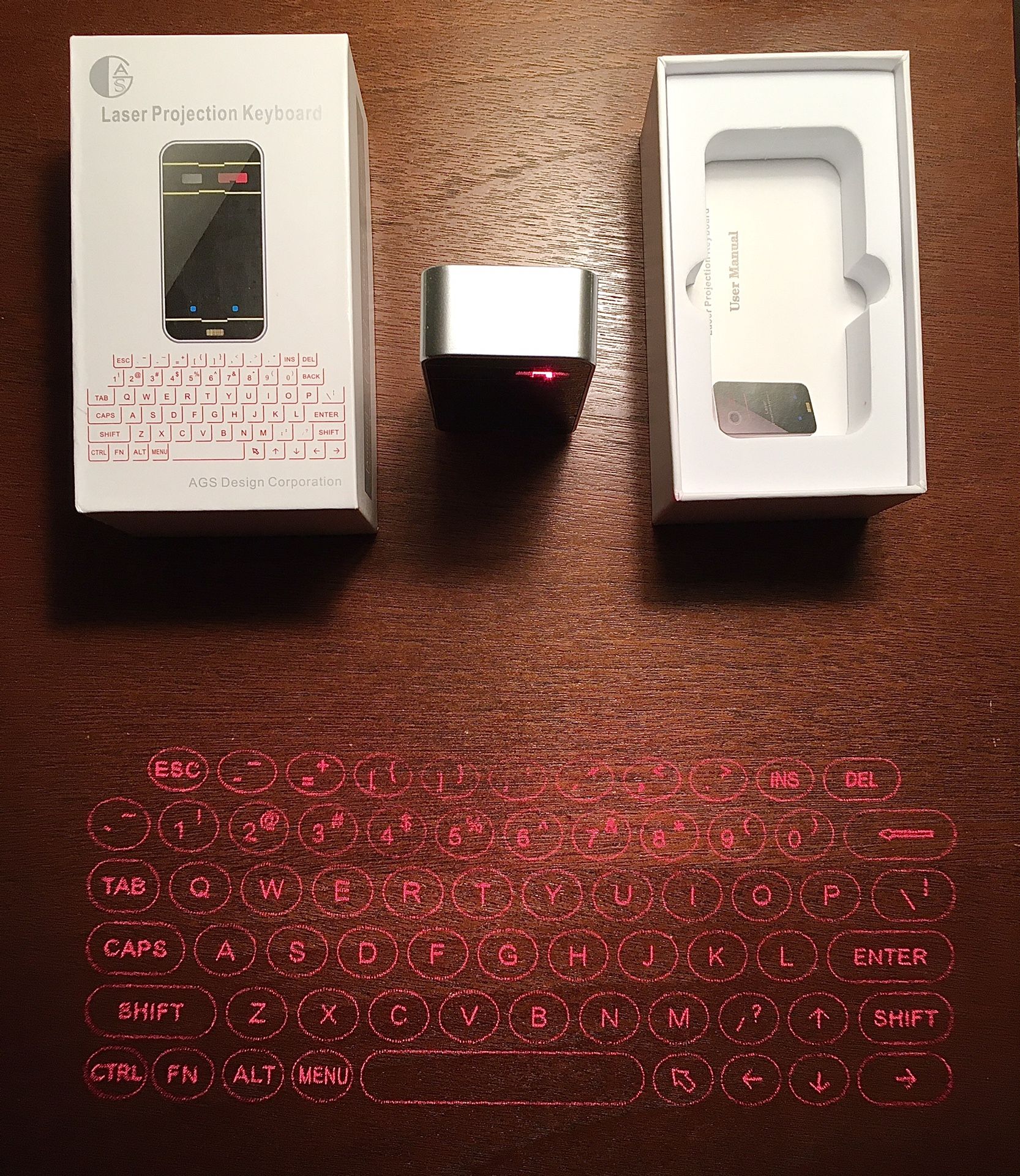 Laser Projection Keyboard