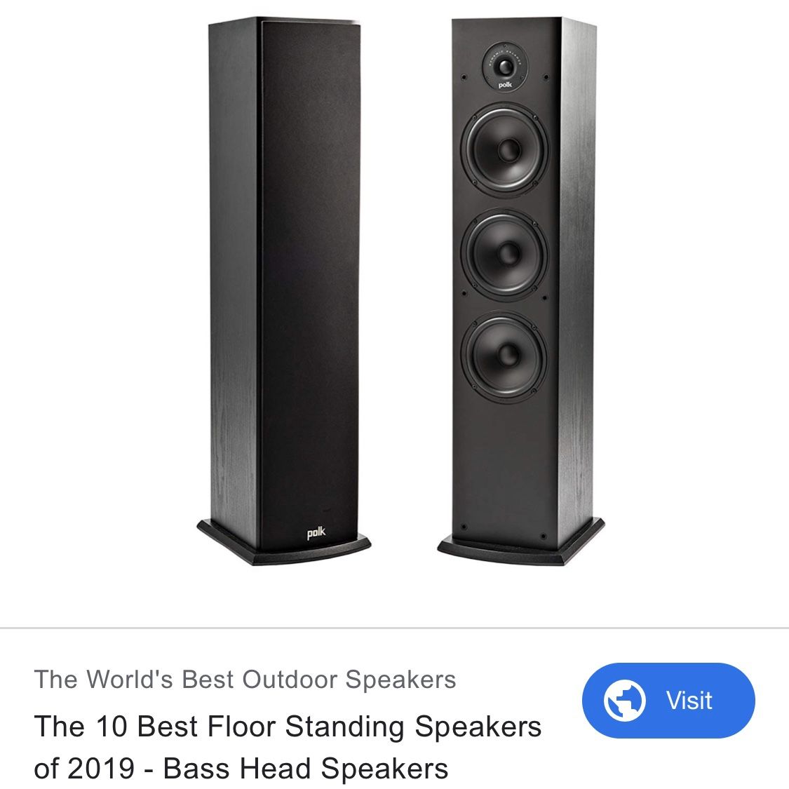 Polk Audio Floor Speakers