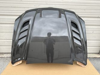 New 2009 - 2018 Dodge Ram 1500 2DR & 4DR VIS Racing  Terminator Style Vented Carbon Fiber Hood