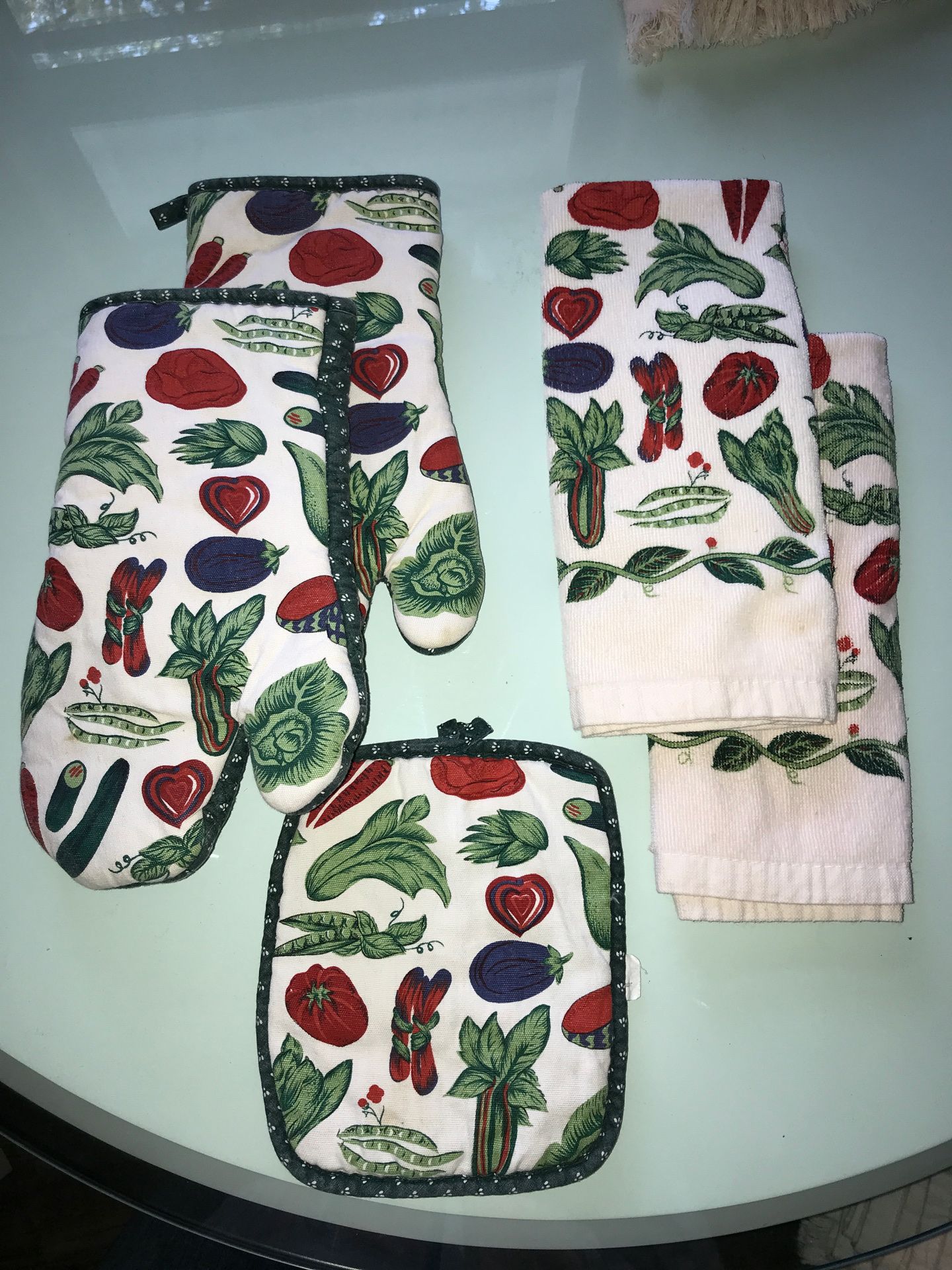 Vegetable Kitchen Towel set